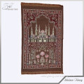 Muslim classical cheap plain prayer rug mix color wholesale